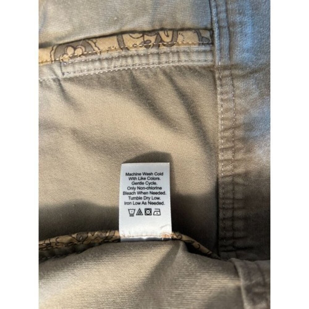 Women's Coldwater Creek Dark Khaki‎ Beige Long Sleeved Zippered Jacket Size 18W - Picture 10 of 12